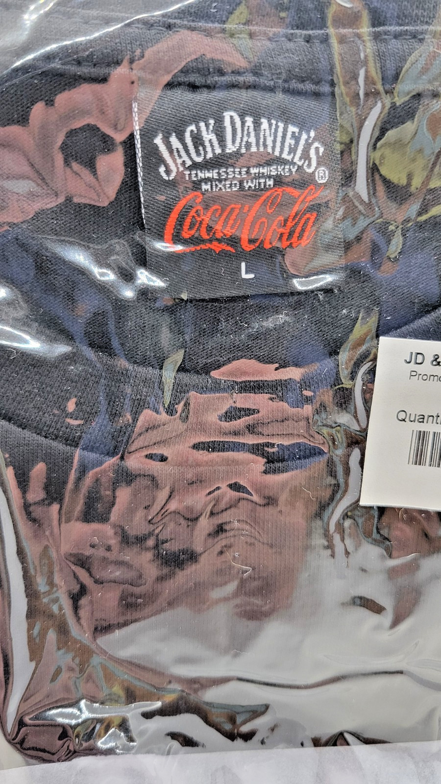 JACK DANIELS X COCA-COLA COLLABORATION LOGO TEE (SIZE L) NWT gallery