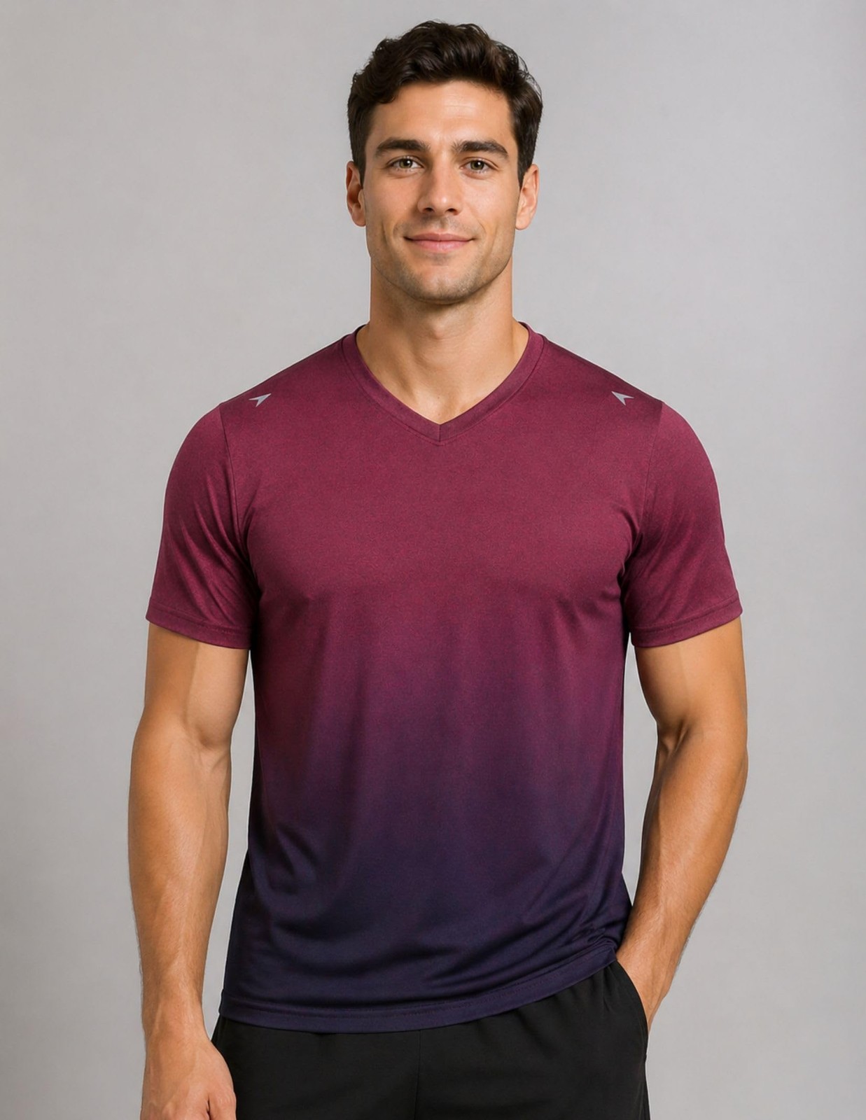 Men's Cut Out Tshirts, DryFit Tshirts, Athletic, Short Sleeve, Workout... gallery