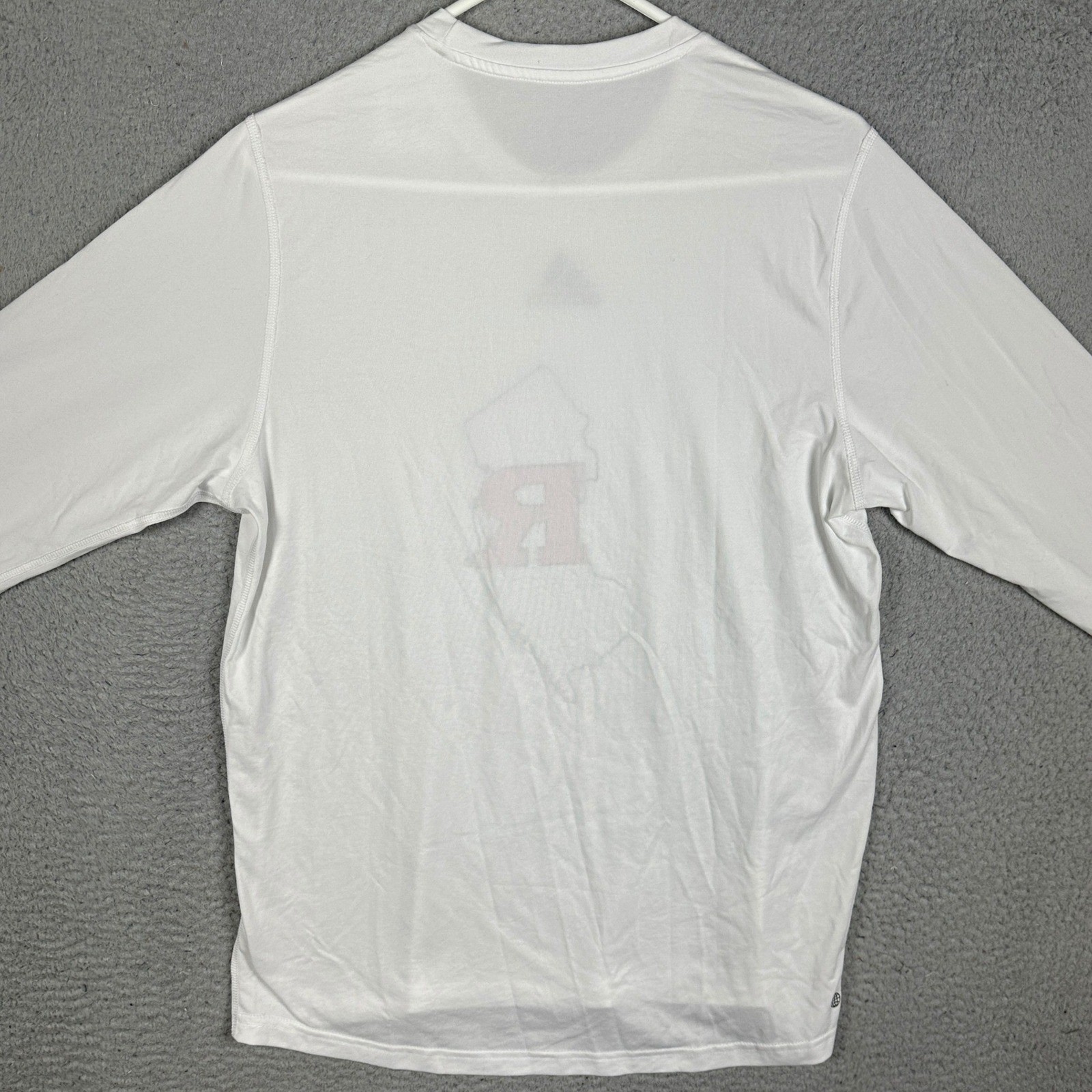 NEW Rutgers Scarlet Knights Adidas T-Shirt Men Medium White Creator Tee Crewneck gallery