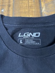 LGND Supply Co Graphic Puppet Master Logo Black T Shirt Men’s Size Large
