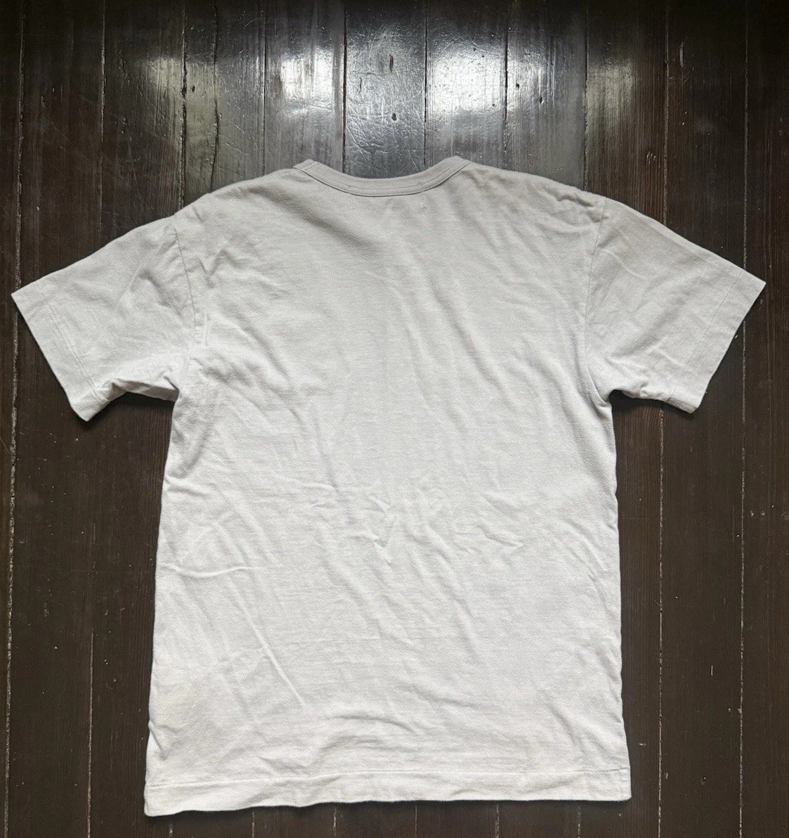 Comme des Garcons PLAY Red Heart T-shirt Grey Medium *EXCELLENT gallery
