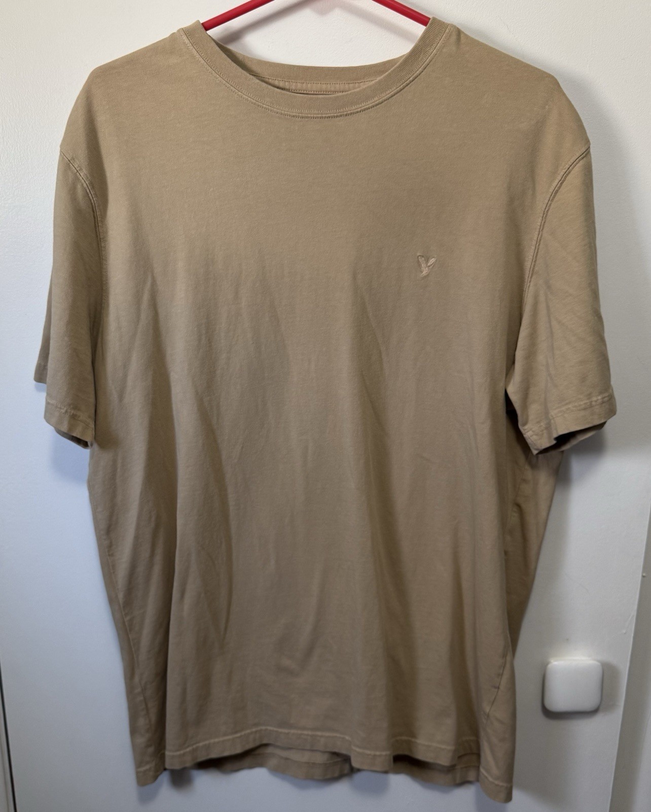 American Eagle Super Soft Standard Fit Tan T Shirt Sz Large Excellent Condition gallery