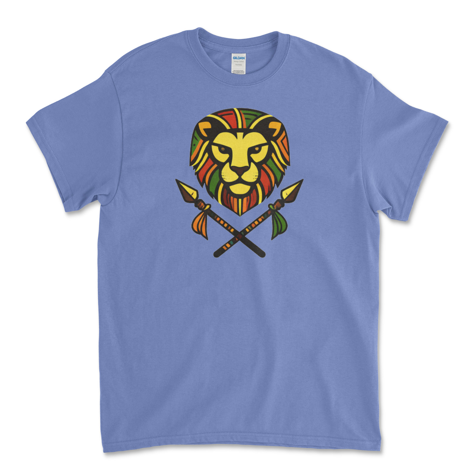 Custom T-Shirt African Lion/ Unisex Soft Style T-Shirts, Gildan Heavy- Cotton gallery
