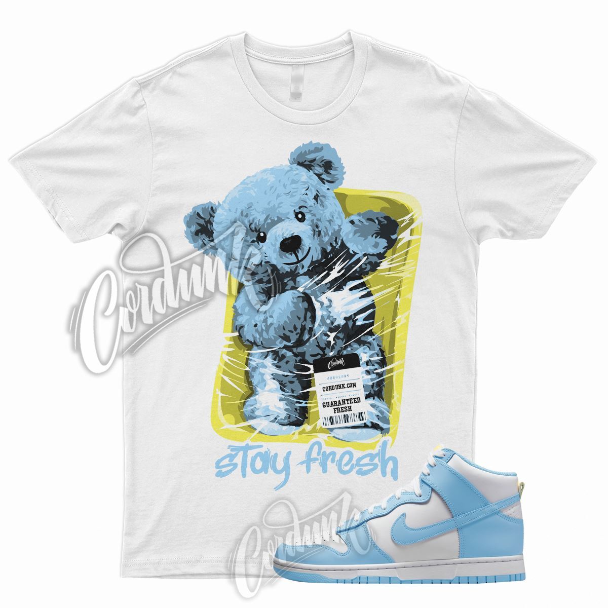 STAY T Shirt for N Dunk High Blue Chill Amarillo Yellow University Low 1 UNC gallery