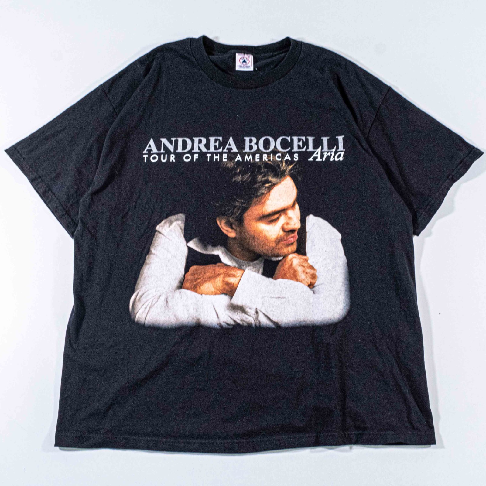 Vintage Andrea Bocelli Aria Tour Of The Americas T-Shirt XL 90s Opera Promo VTG gallery