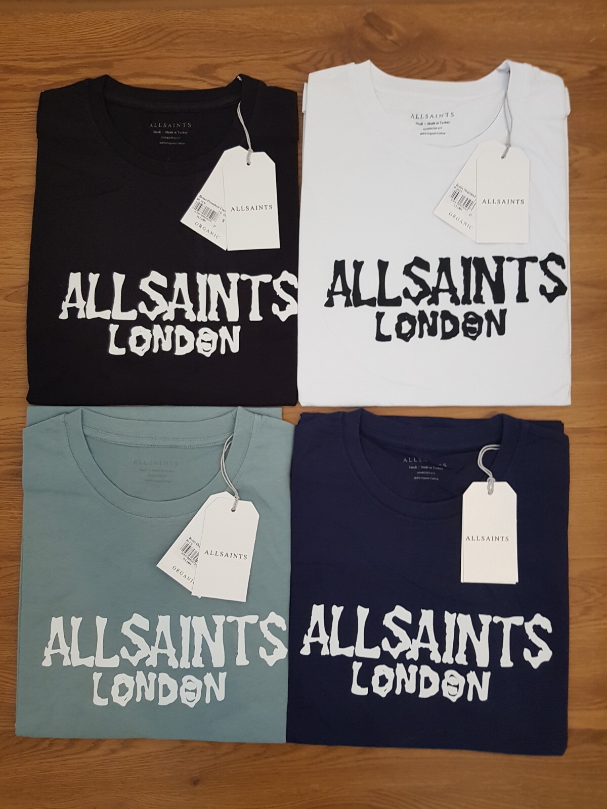 All Saints London Men's Bones Oversized Organic Cotton Crew T-Shirt gallery