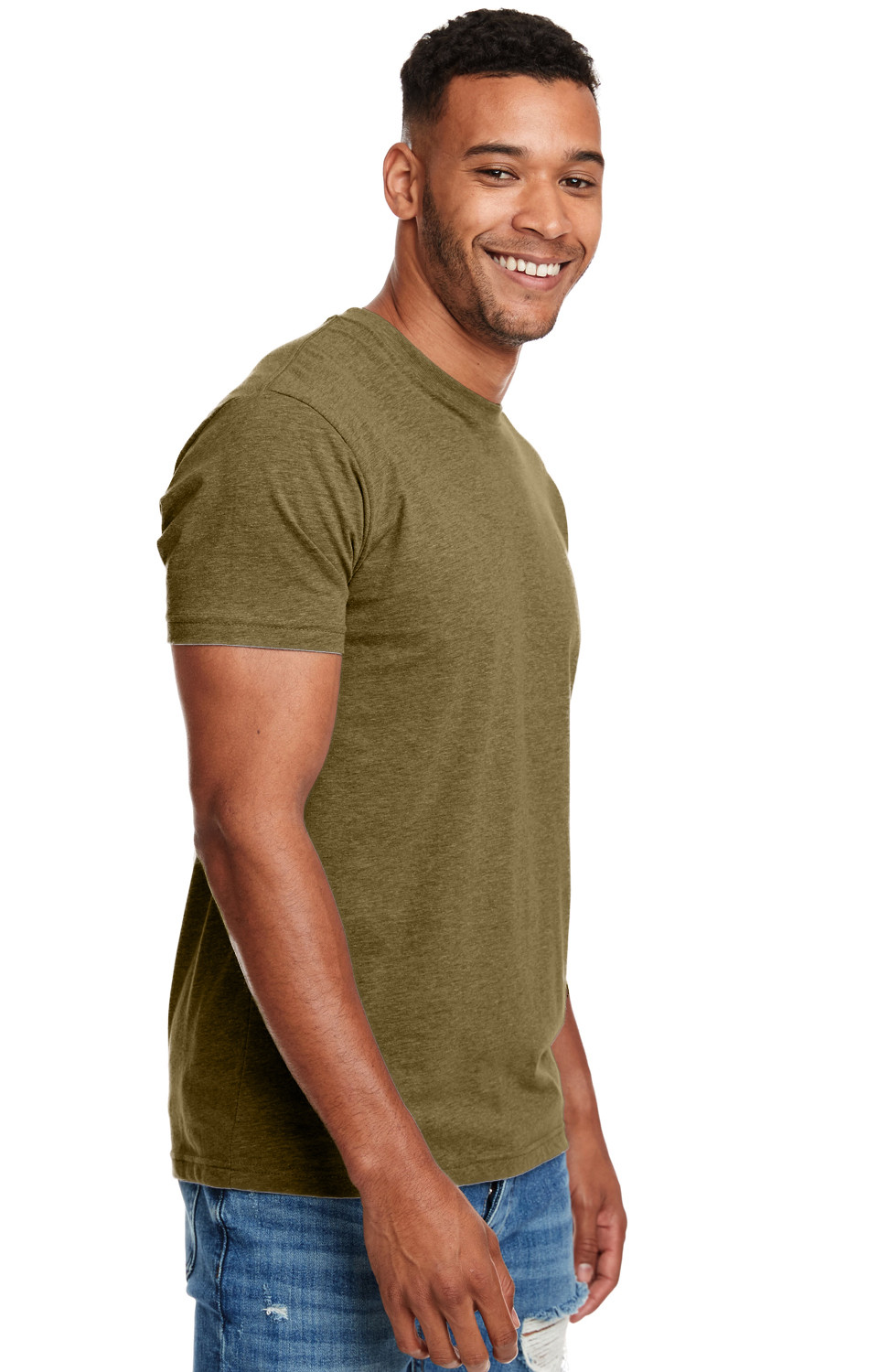 Marky G N6210 2-Pack Men's CVC Crew-Neck Short Sleeve T-Shirt Military Green XS gallery