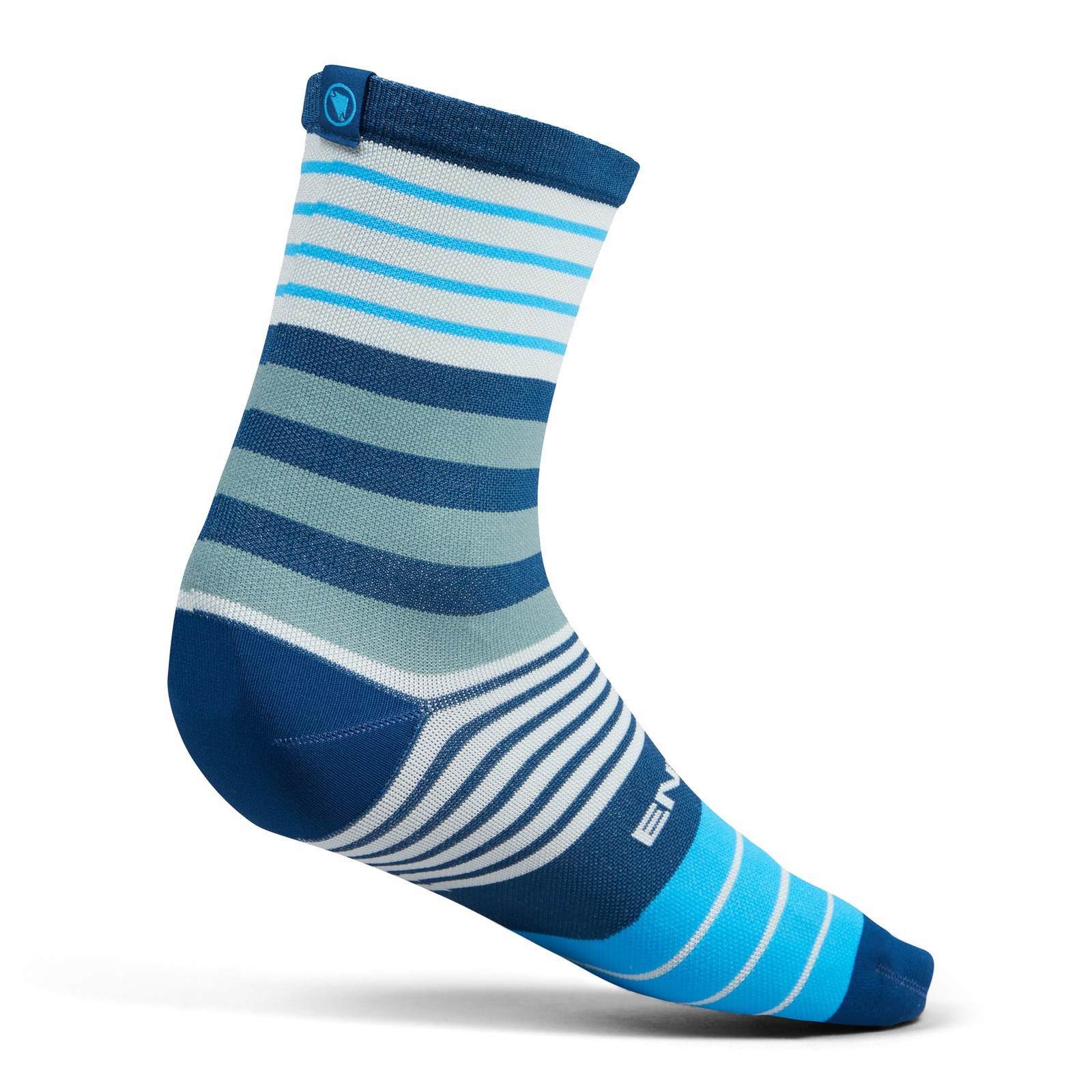 Unisex-Adult Graphic Road Cycling Socks Striped - Blueberry, L-XL gallery