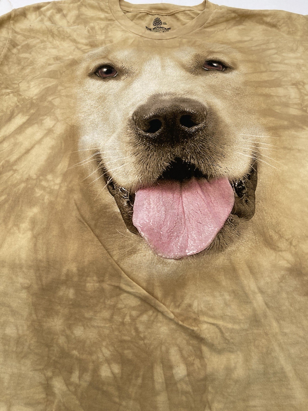 The mountain golden retriever Dog T-Shirt, New Size 3X gallery