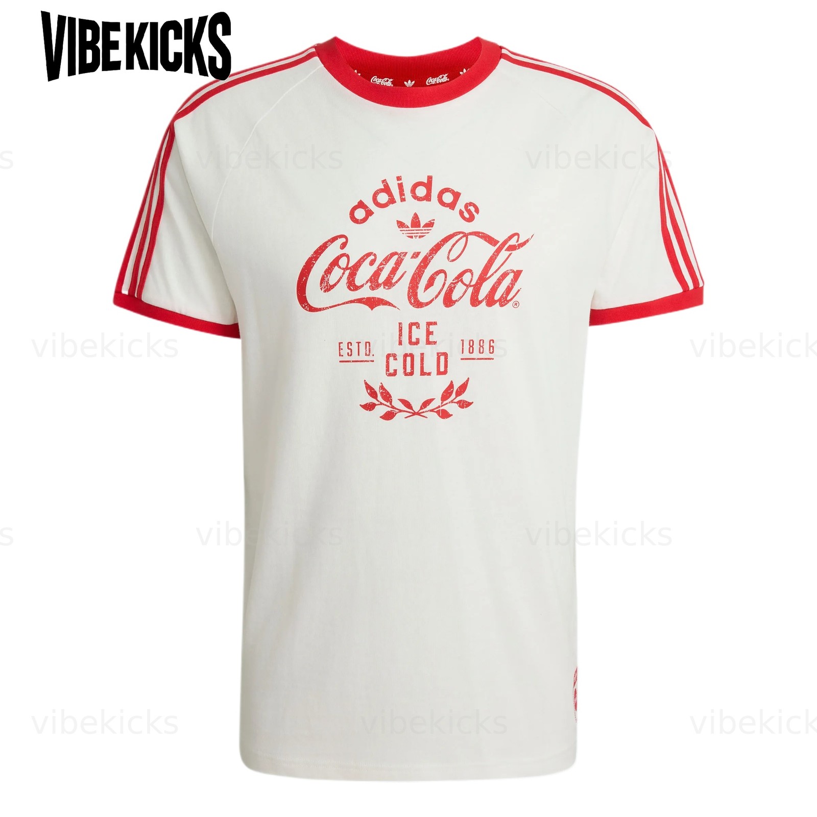 Adidas Originals X Coca Cola T Shirts Men's White Crew Neck Moderate KY2114 New gallery