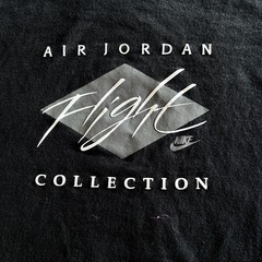 Jordan Air Jordan Flight Collection Black Graphic T-Shirt Mens Medium Basketball