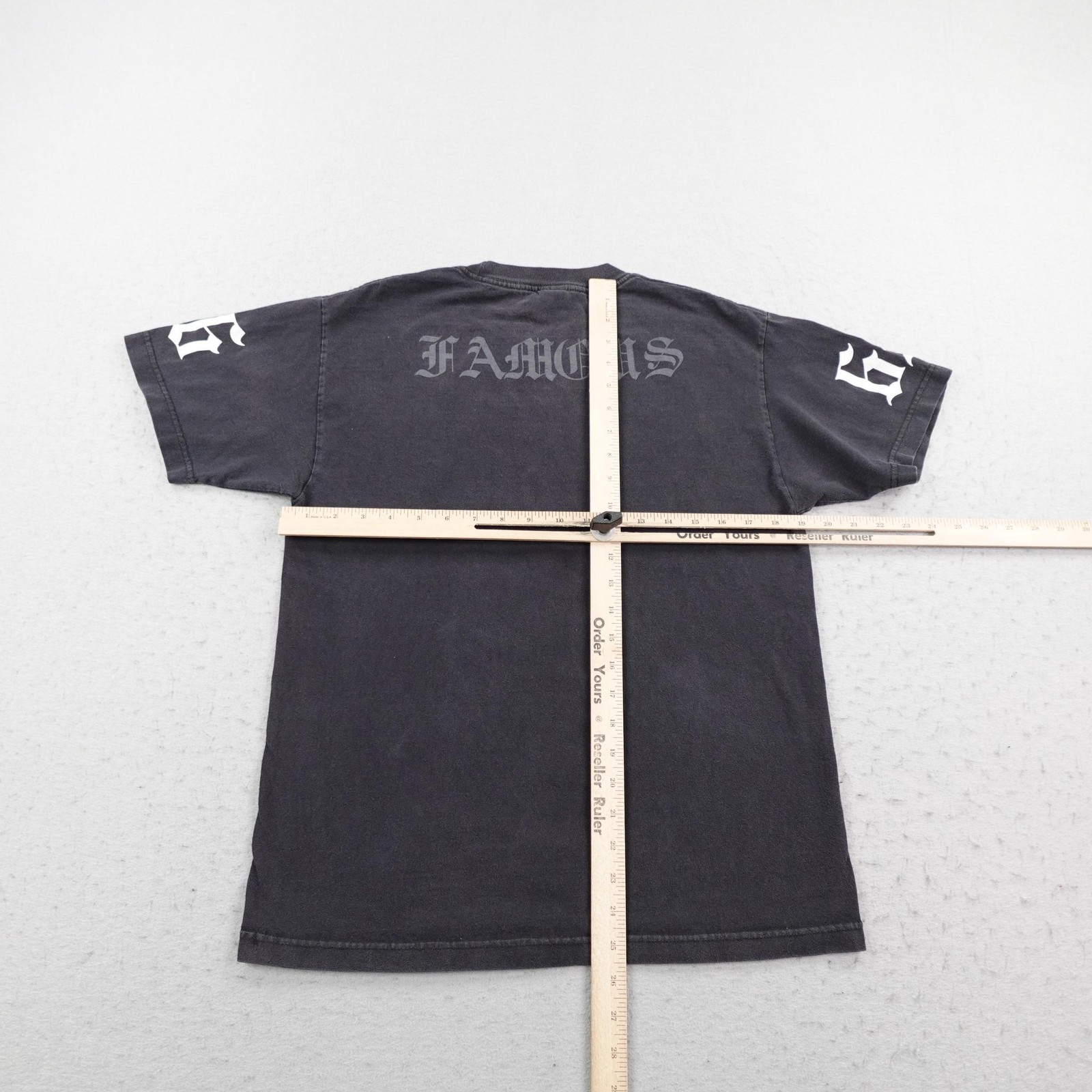 Vintage Famous Stars And Straps Shirt Mens Medium Black Family Travis Barker Y2K gallery