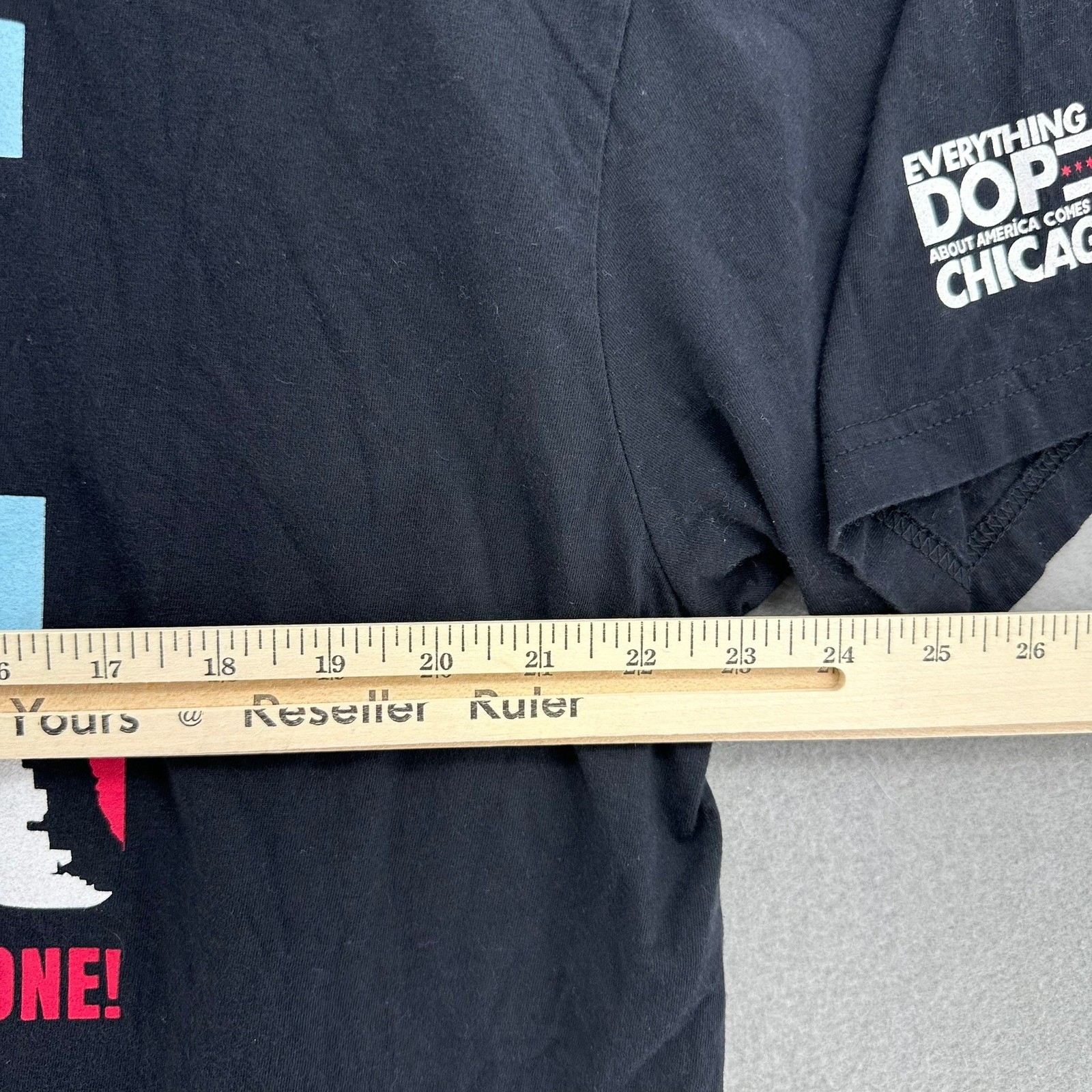 Chicago Mahogany Tours The Second City Is 2nd To None T Shirt 2XL USA Baggy DOP gallery