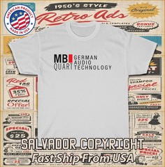 New Tee Shirt MB Quart Car Audio Technology Logo Men’s T-Shirt American T-Shirt