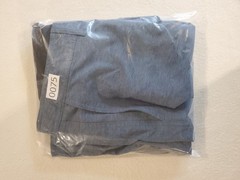 Valor Collective Men’s Drawstring Blue Flat Front With Pockets 9″ Inseam Size 36