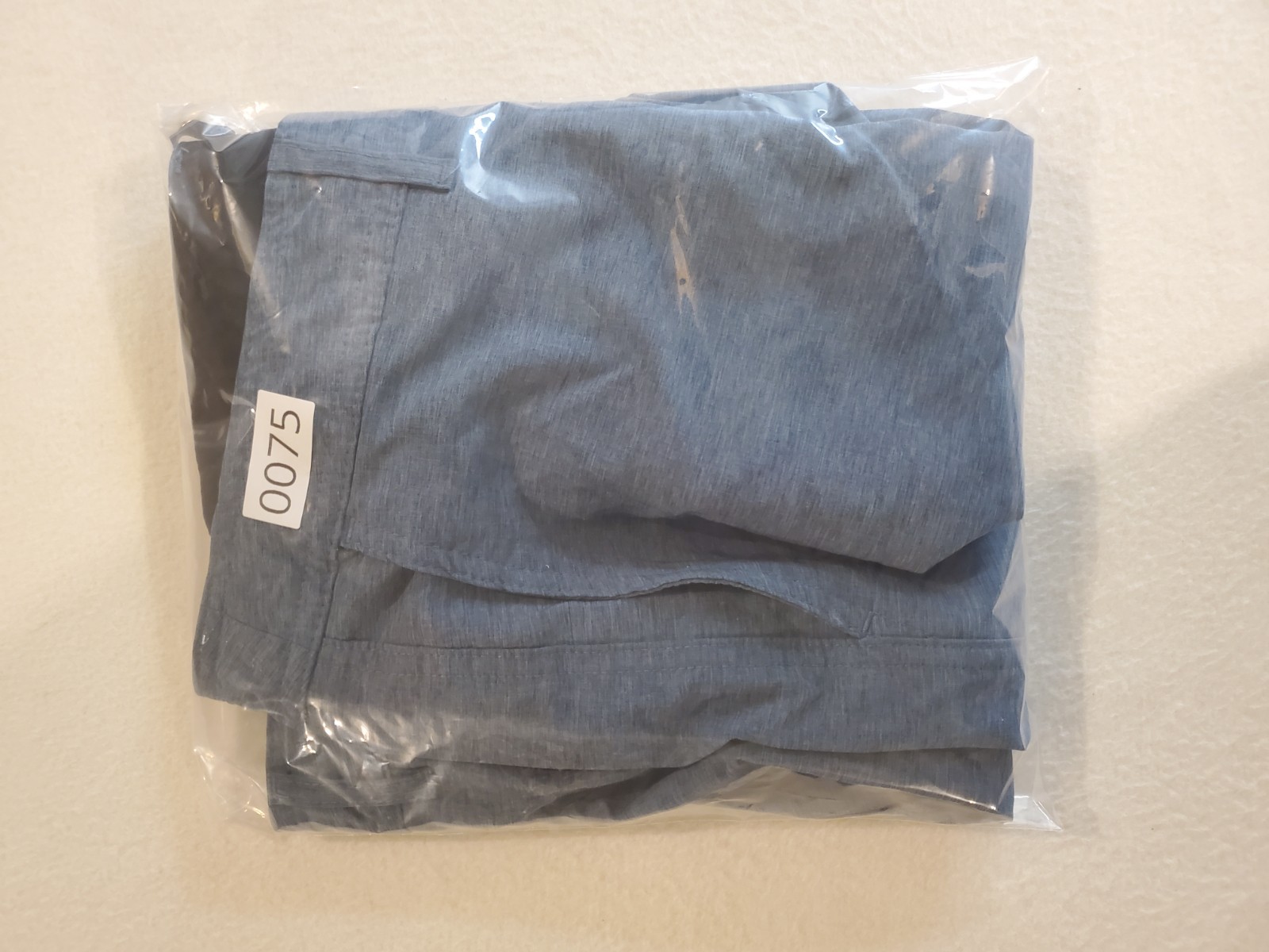 Valor Collective Men's Drawstring Blue Flat Front With Pockets 9" Inseam Size 36 gallery