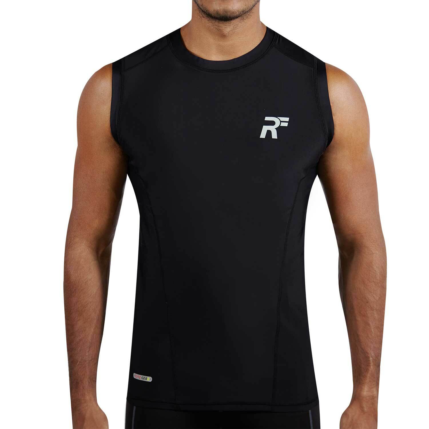 RunFlyte Men's Tech Flyte Compression Tank Top Athletic Fitness Running Workout gallery