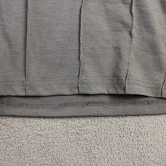Manfinity T-Shirt Men’s Size Large Grey Pintuck Pleated Hypnotize Short Sleeve