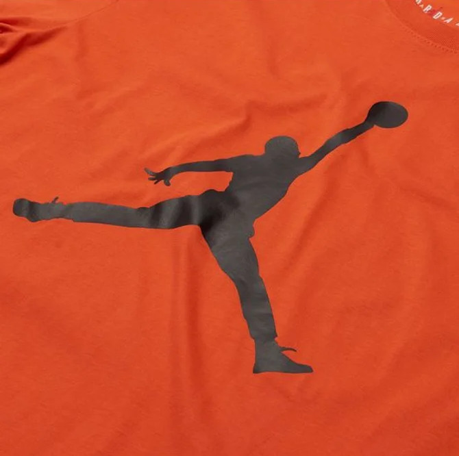 Nike Air Jordan Men's T-Shirt Orange Size S-2XL Casual Top gallery