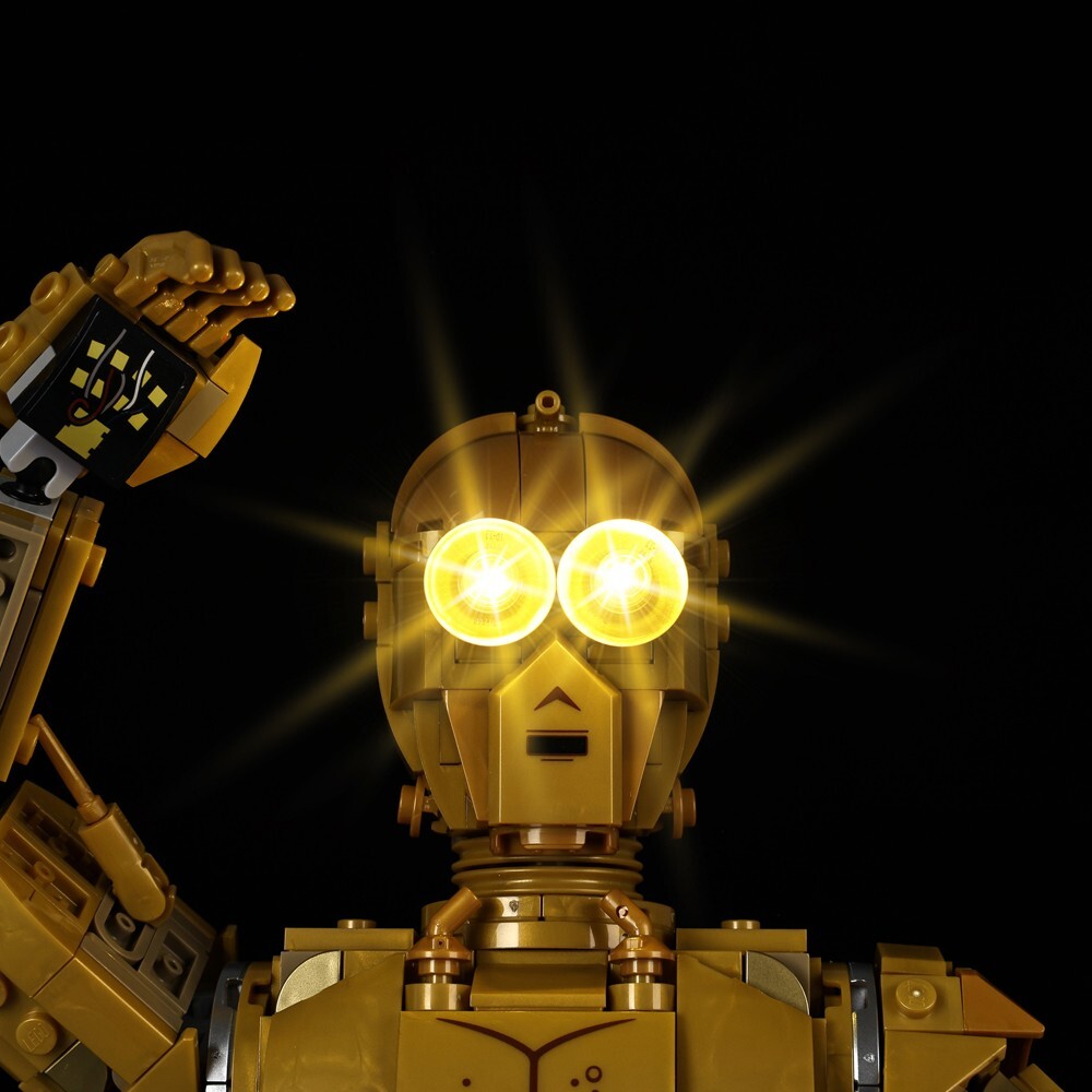 LED Light Kit for C-3PO - Compatible with LEGO® 75398
