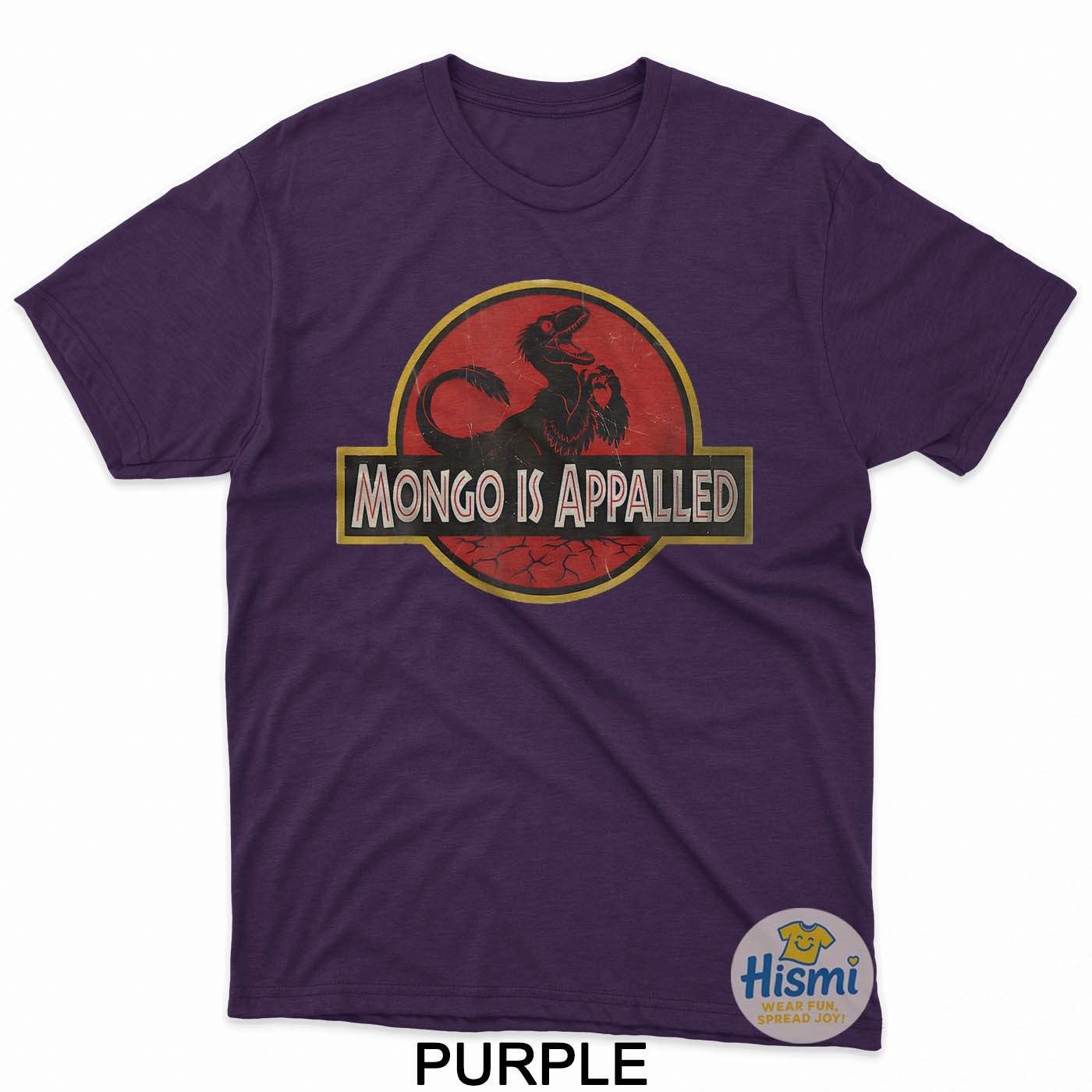 Retro Mongo Is Appalled Vintage Riding Dinosaur T-Shirt gallery