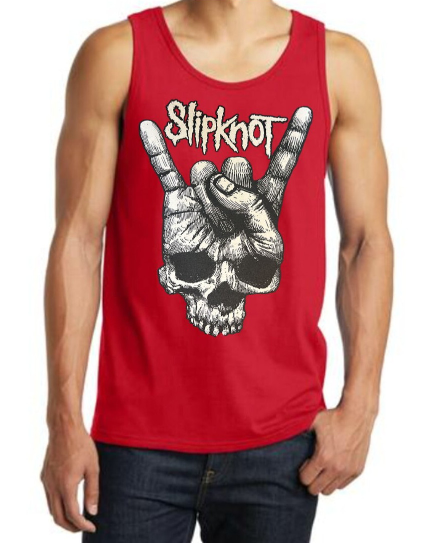 Slipknot Vintage Rock Band Black Tank Top (Various Colors) gallery