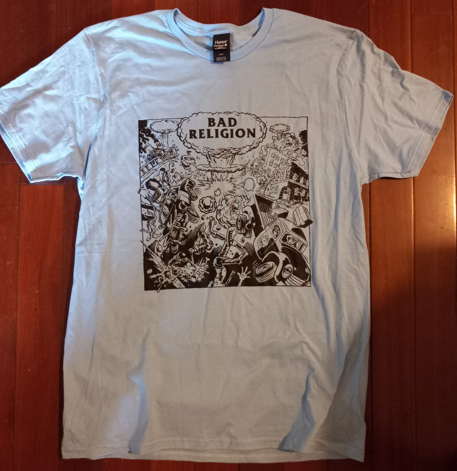 XL BAD RELIGION atomic Garden T-Shirt. ANTIFA Punk gallery
