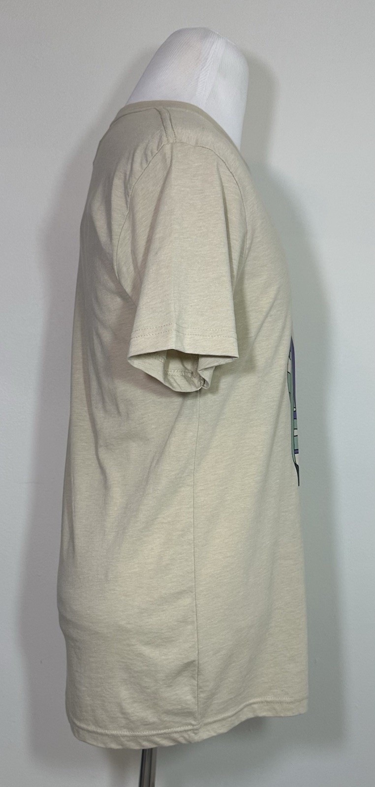 ROUTINE BASEBALL Size Medium Beige Biggie Smalls Sandlot T-shirt NWT gallery