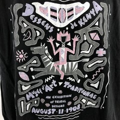 VTG Dessens De Kenya Musee D’Art Museum by Blondie & Bruno Shirt USA Made Stitch