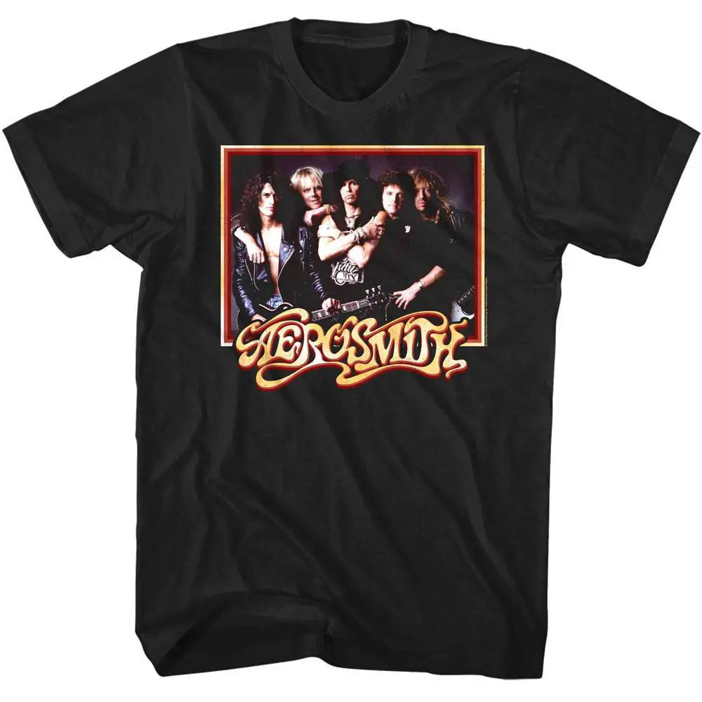 Aerosmith Framed Portrait Men's T Shirt gallery