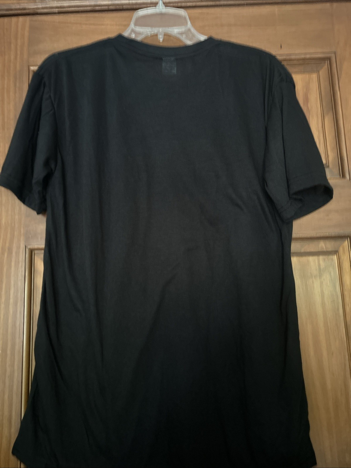 NEW America T-Shirt Eagle Land Of The Free Home of The Brave Patriot SZ L Black gallery