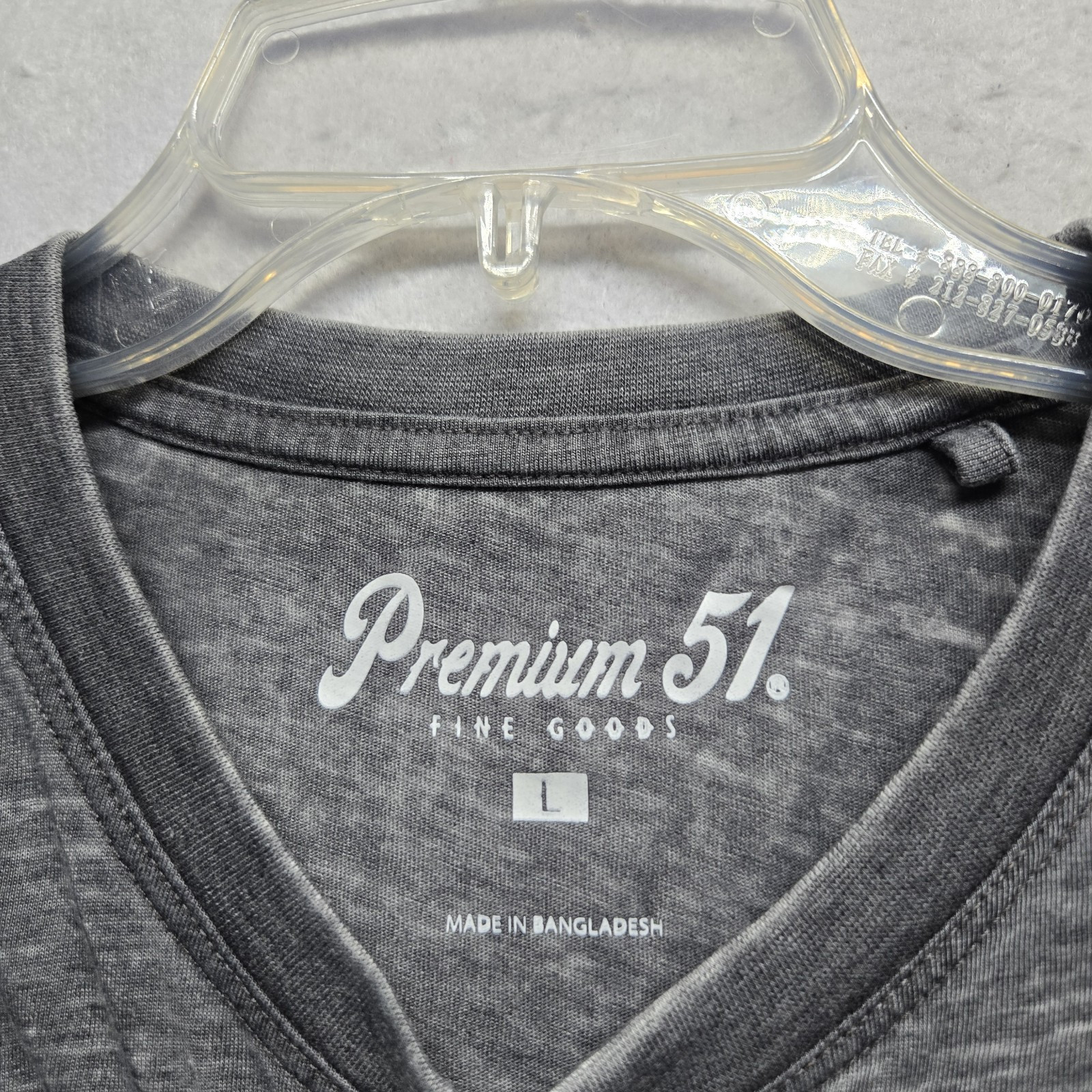 Premium 51 gray graphic t-shirt men size l. gallery