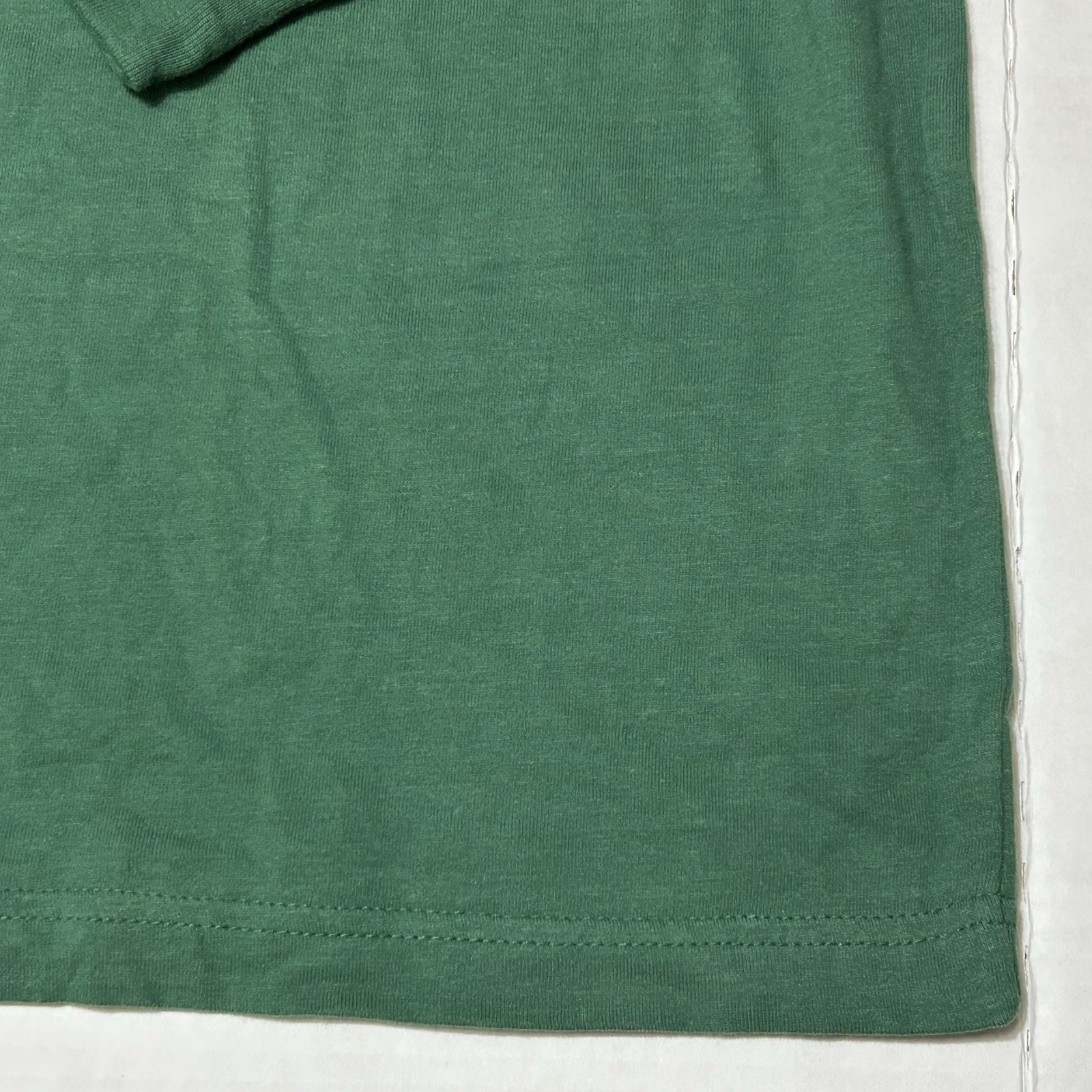 SADDLEBRED Long Sleeve T-Shirt Large Green NWT Solid Blank Plain Casual Dress gallery