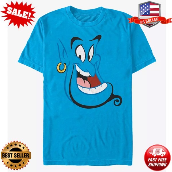 Disney Aladdin Genie Face T-Shirt S-5XL FREE SHIPPING gallery