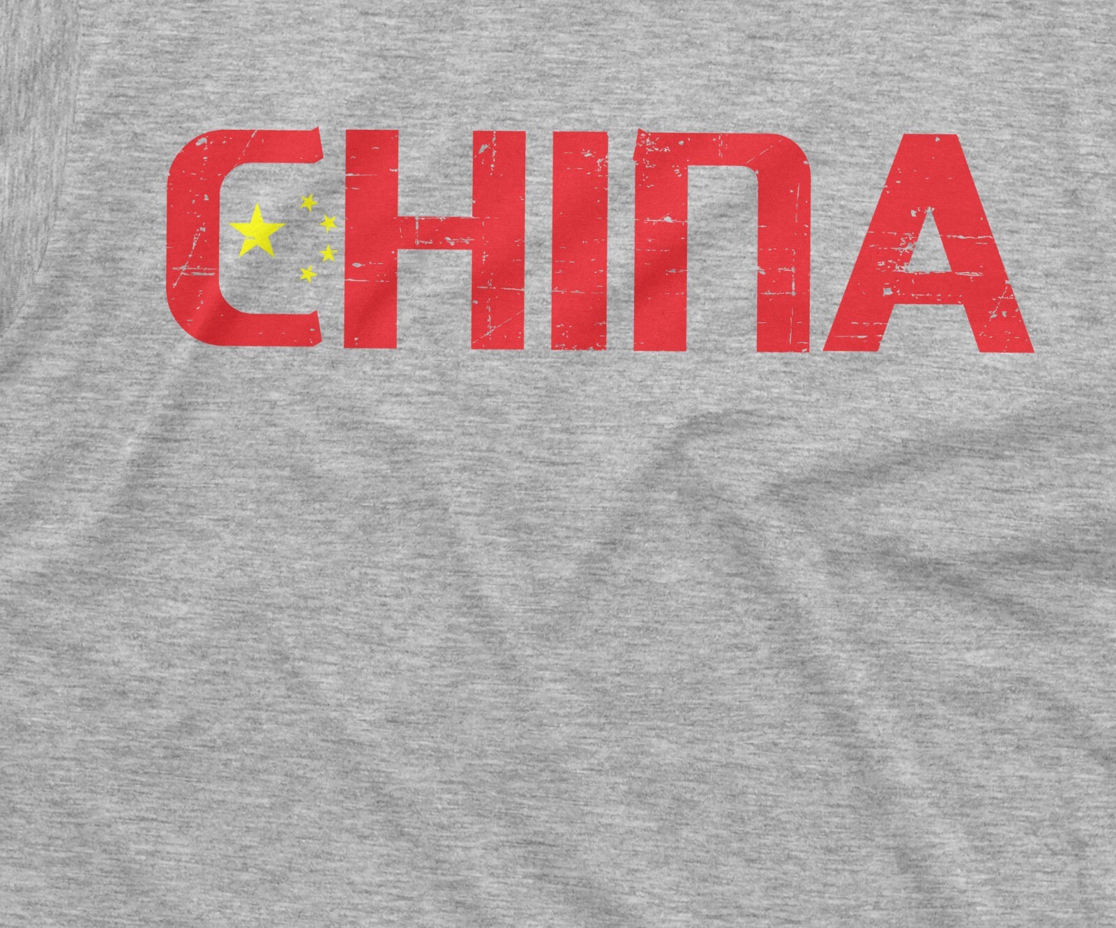 Men's China T-shirt Chinese Flag Coat of Arms PRC People's Republic of China Tee gallery