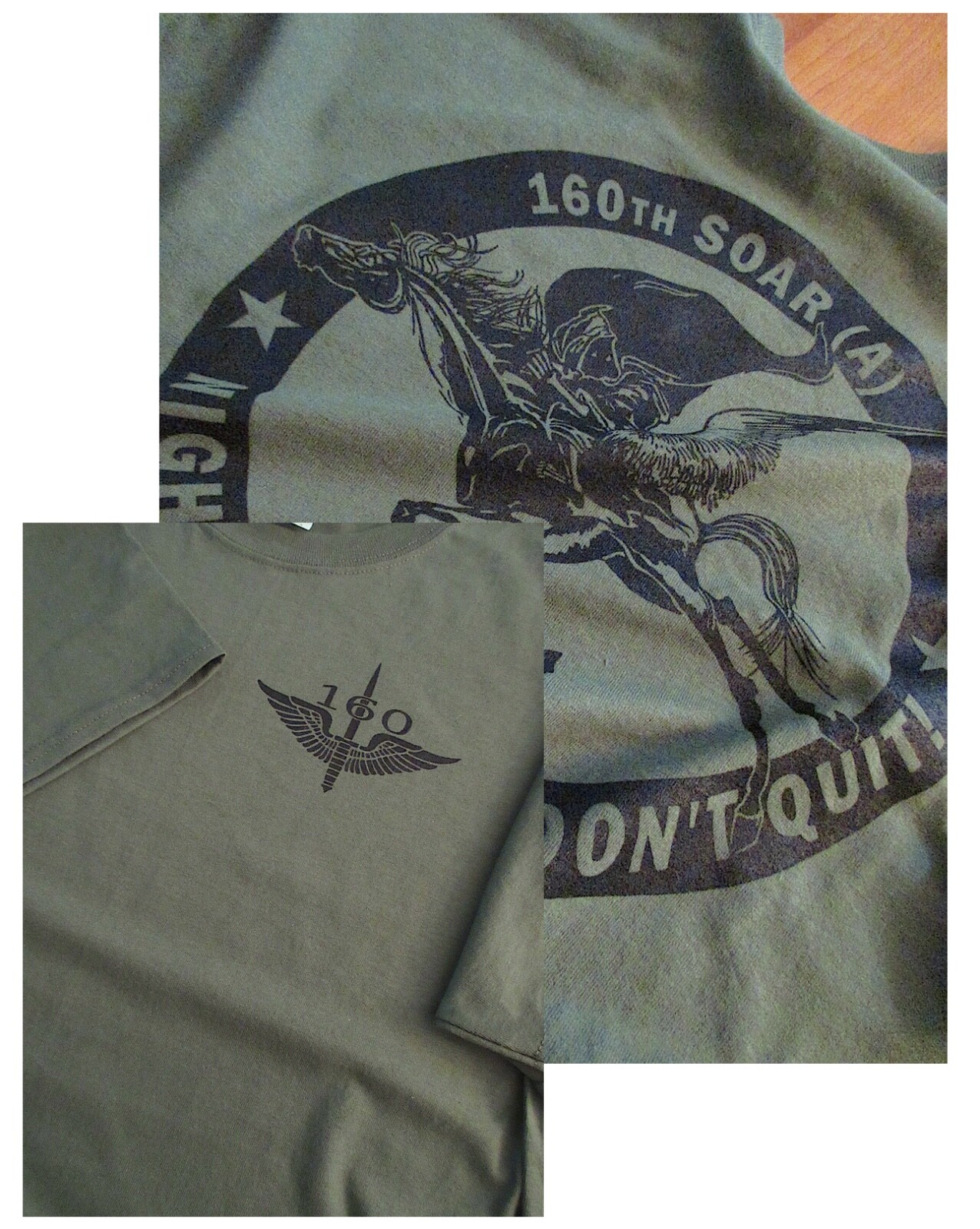 160th NIGHT STALKERS SOAR Spec OPS Aviation T-Shirt Large Military US Military 1 gallery