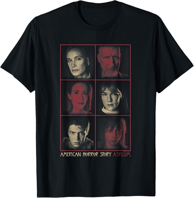 American Horror Story Asylum Character Frames TV Show T-Shirt