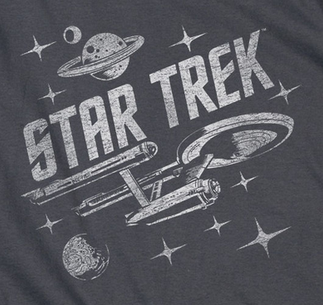 Star Trek TOS "Through Space" T-Shirt or Sleeveless Tank - to 5X gallery