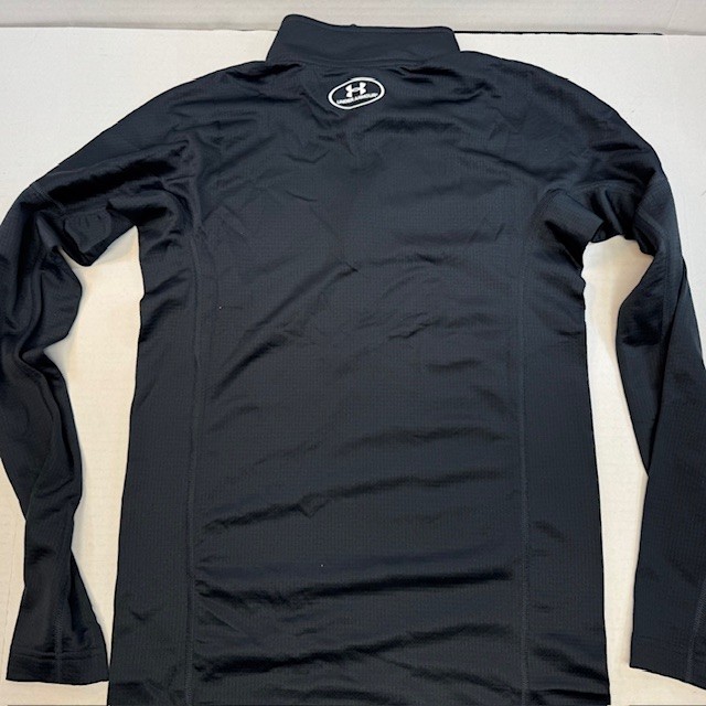 Under Armour Men’s 1/4 Zip, CGI Grid, Mock Golf, Base Layer, (Size: S) Anthracit