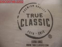 NWT – Stain, True Classic Men’s White T-Shirt, Size XL TCT4000WhiteXL