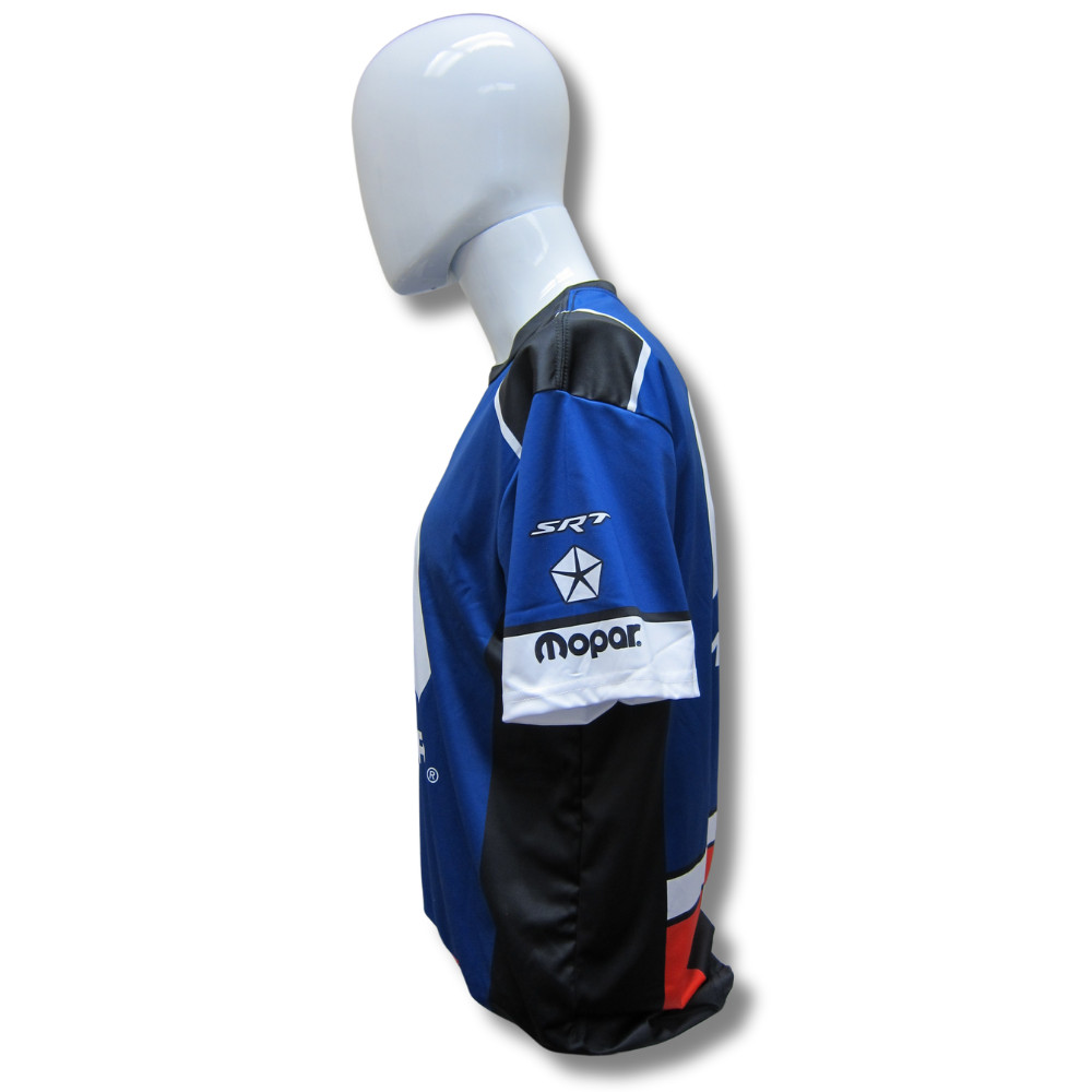 Mopar Logo Blue Racing Jersey T-Shirt Sublimated Print Official Licensed gallery