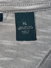 Perry Ellis Men’s Texture Slub V-Neck Tee Color Grayish Color Size XL