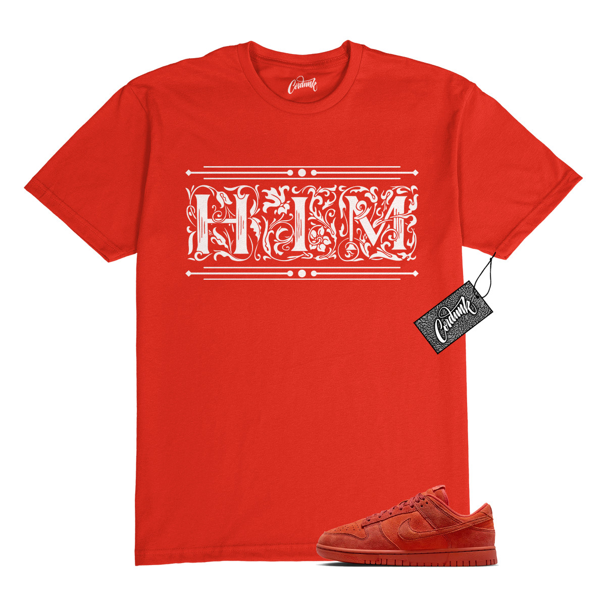 Dunk Valley of Fire Picante Red Dragon Red T Shirt to Match HIM gallery