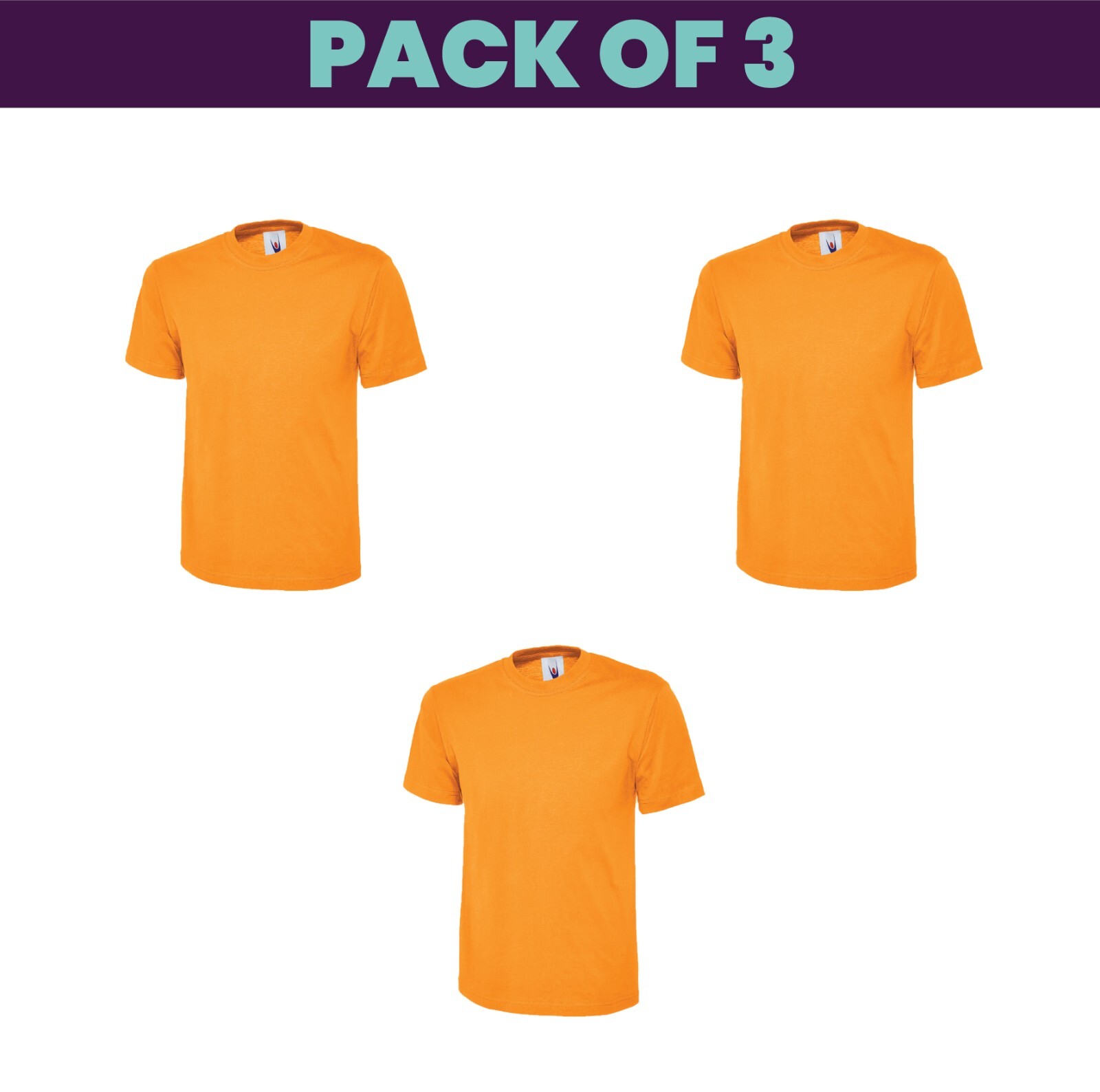 Pack 5 & 3 Uneek Classic T-Shirt Plain Casual Wear stag do hen Unisex UC301 gallery