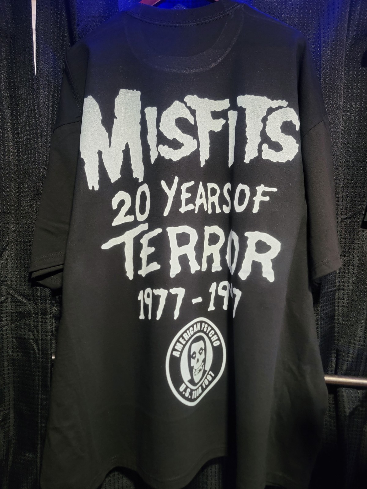MISFITS 20 YEARS ON A SHAKA HEAVYWEIGHT GARMET DYED T SHIRT "MODERN" gallery