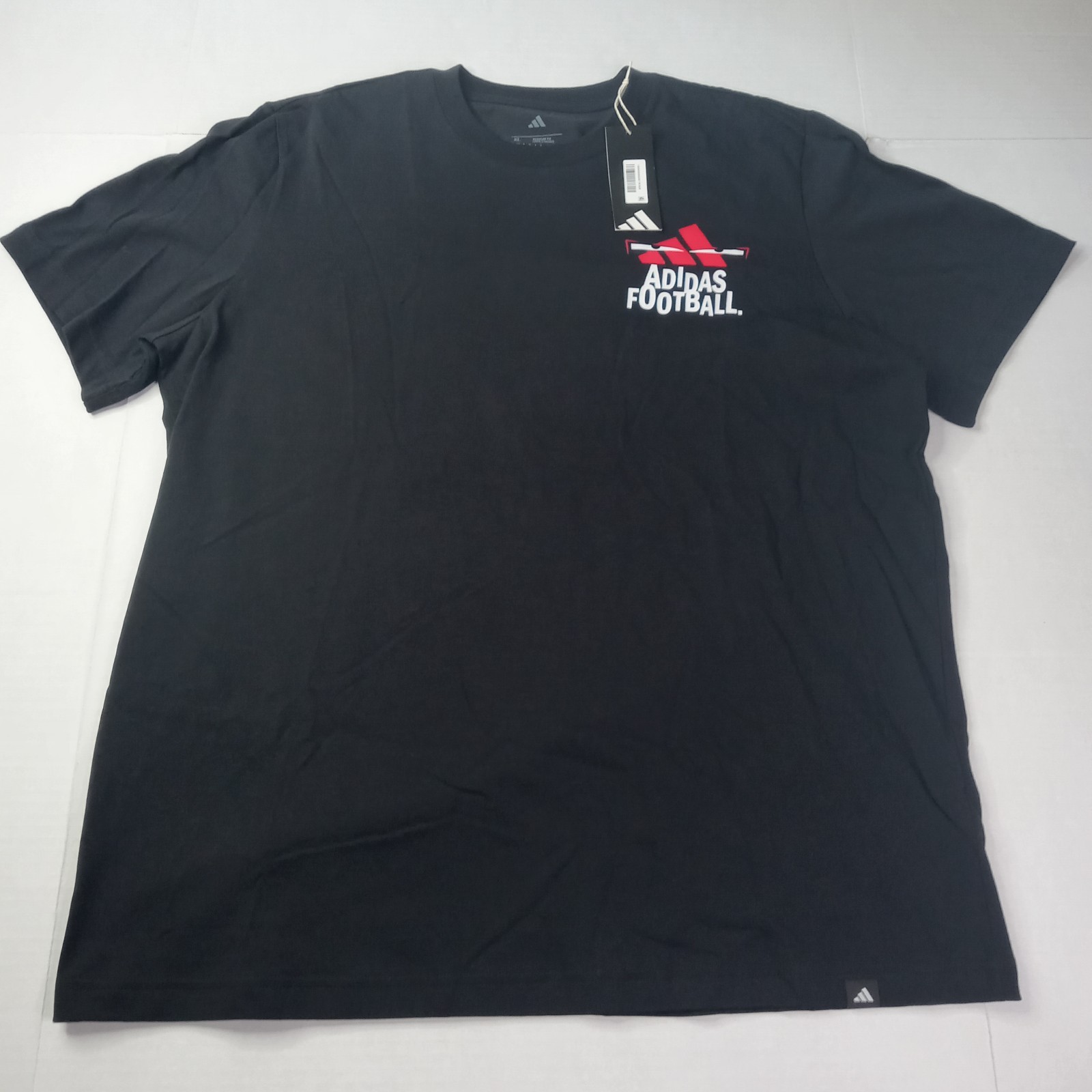 Adidas Men’s Regular-Fit Football Logo Graphic T-Shirt Black Size XL JD8216