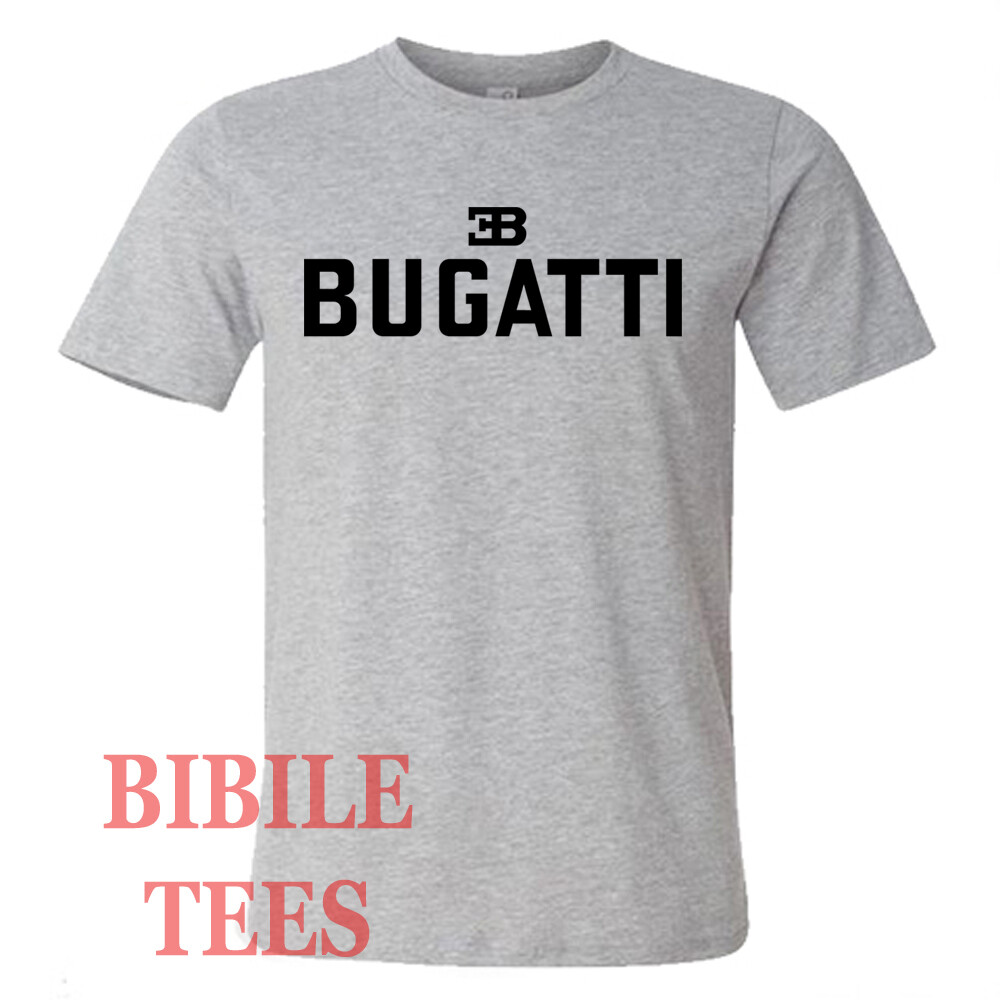Bugatti Car Men's Grey T-Shirt Size S to 5XL gallery