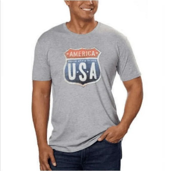 GALT USA Signature Men's Graphic Tee T Shirt , Gray, Size XL gallery