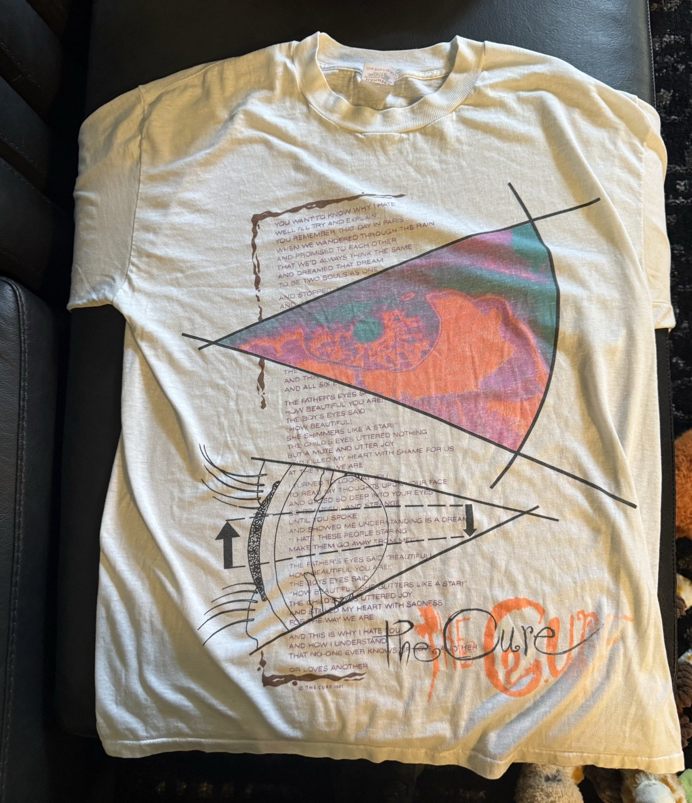 Vintage 1987 The Cure “The Kidsing Tour” Handtex OSFA Single Stitch Grail