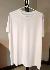ATHLETIC WORKS® Men’s White Polyester/Elastane T-Shirt (Sz XL) – NEW